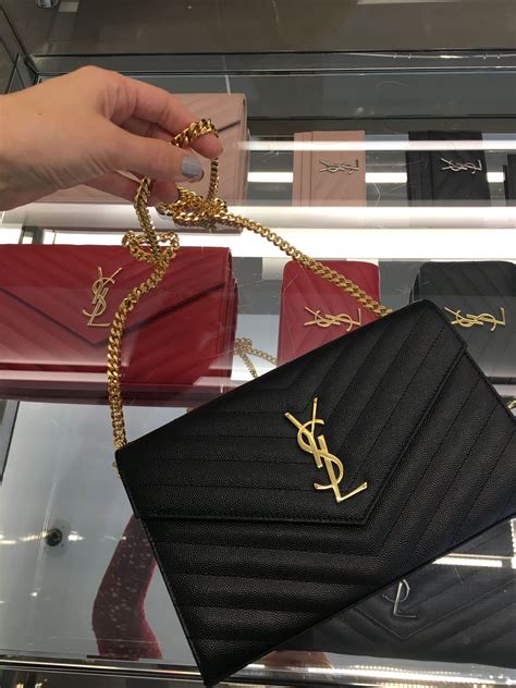 ysl bags with chain|ysl bag wallet on chain.